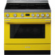 SMEG Cocina horno eléctrico  CPF9IPYW. 5 zonas. Amarillo. Zona Gigante